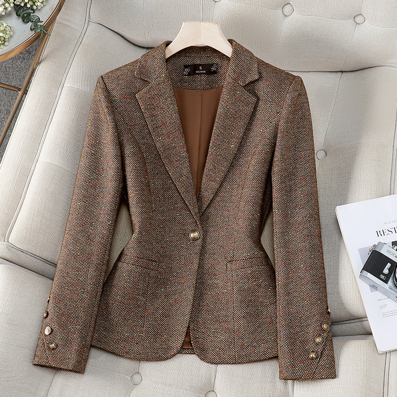 Women Formal Wear Coat - Office Ladies Blazer Women Jacket Long