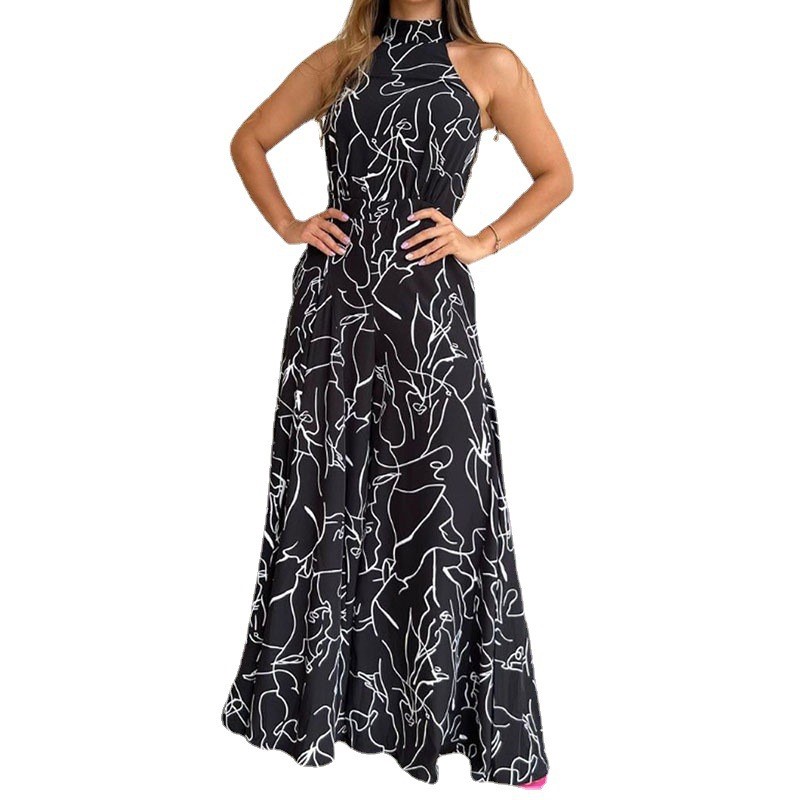 Women'S Formal Jumpsuit Evening Wear - Women's Halter Jumpsuit Wide Leg Pants