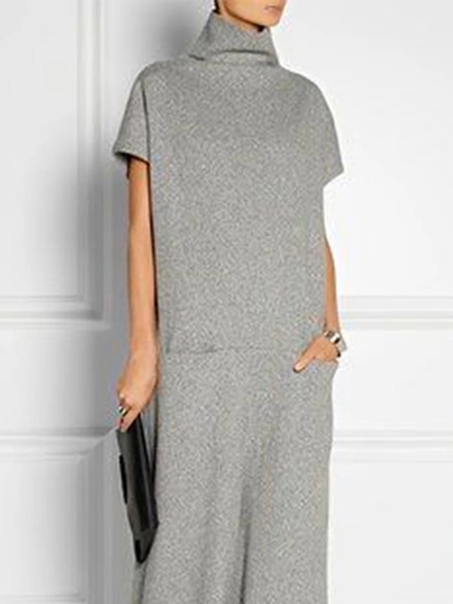 Freeacy Solid Gray Women's Cas - Women Formal Wear Zara recension och pris