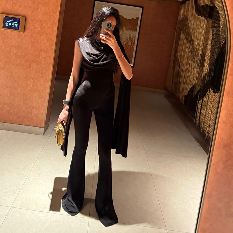 Black Women Jumpsuit Sexy Slee - Women'S Formal Jumpsuit Evening Wear recension och pris