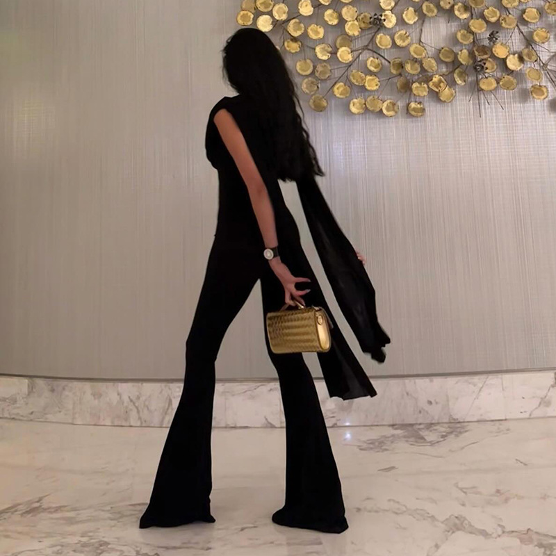Black Women Jumpsuit Sexy Slee - Women'S Formal Jumpsuit Evening Wear recension och pris