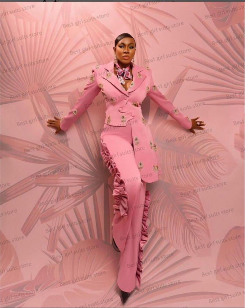 Pink Wedding Women Suit Set Bl - Women Formal Wear Coat recension och pris