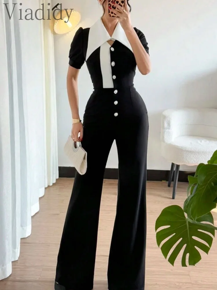 Women's Elegant Color Block La - Women'S Formal Jumpsuit Evening Wear recension och pris