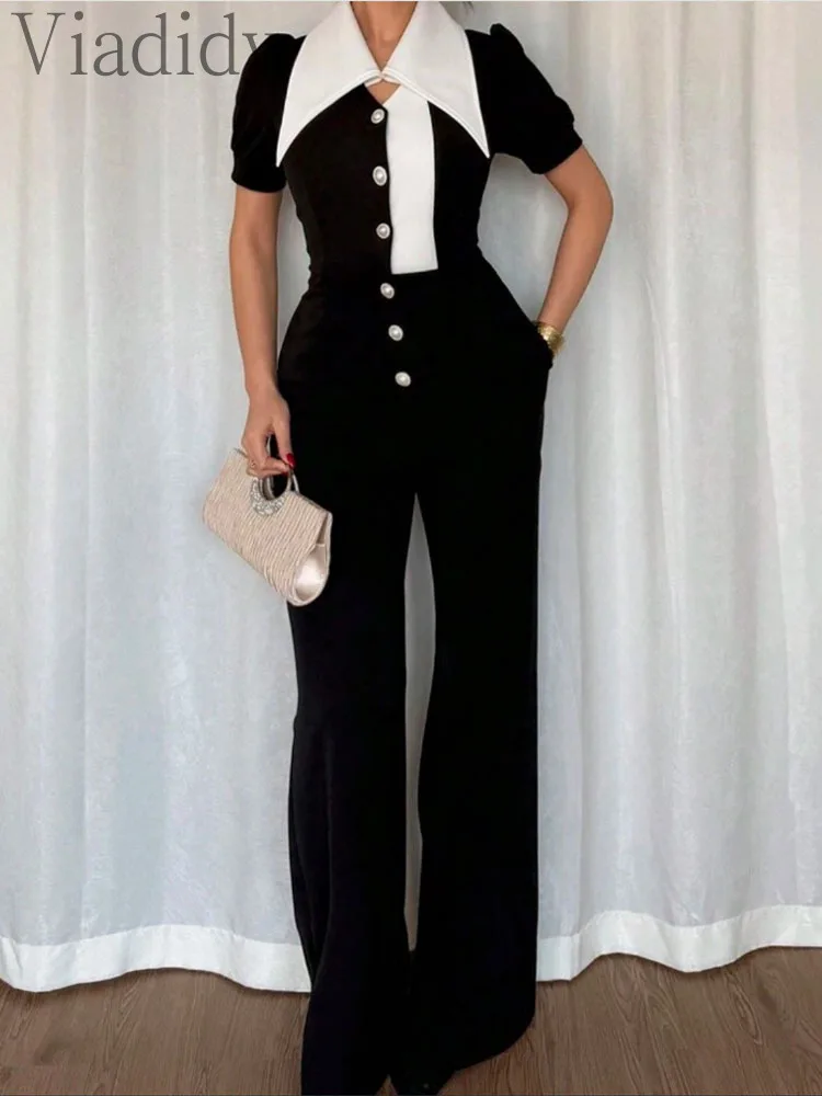 Women's Elegant Color Block La - Women'S Formal Jumpsuit Evening Wear recension och pris