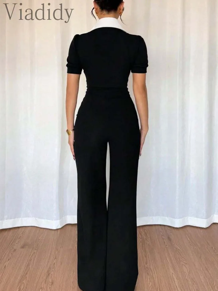 Women's Elegant Color Block La - Women'S Formal Jumpsuit Evening Wear recension och pris