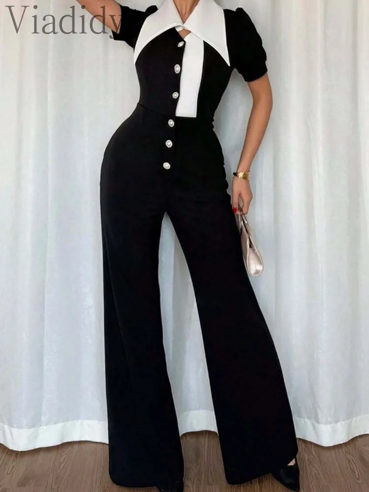 Women's Elegant Color Block La - Women'S Formal Jumpsuit Evening Wear recension och pris