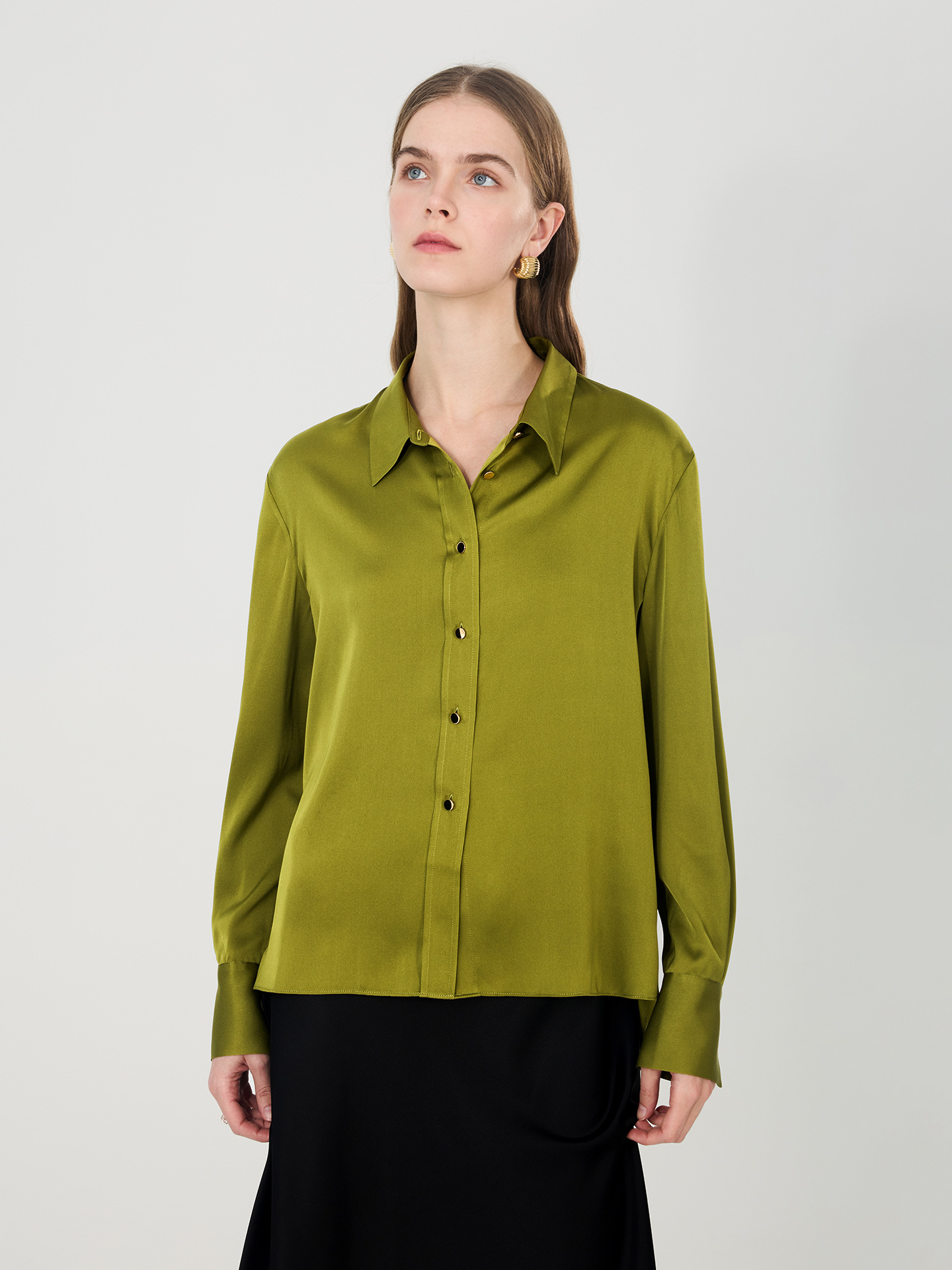 2026 New Mulberry Silk Shirt W - Women Formal Blouses For Evening Wear recension och pris