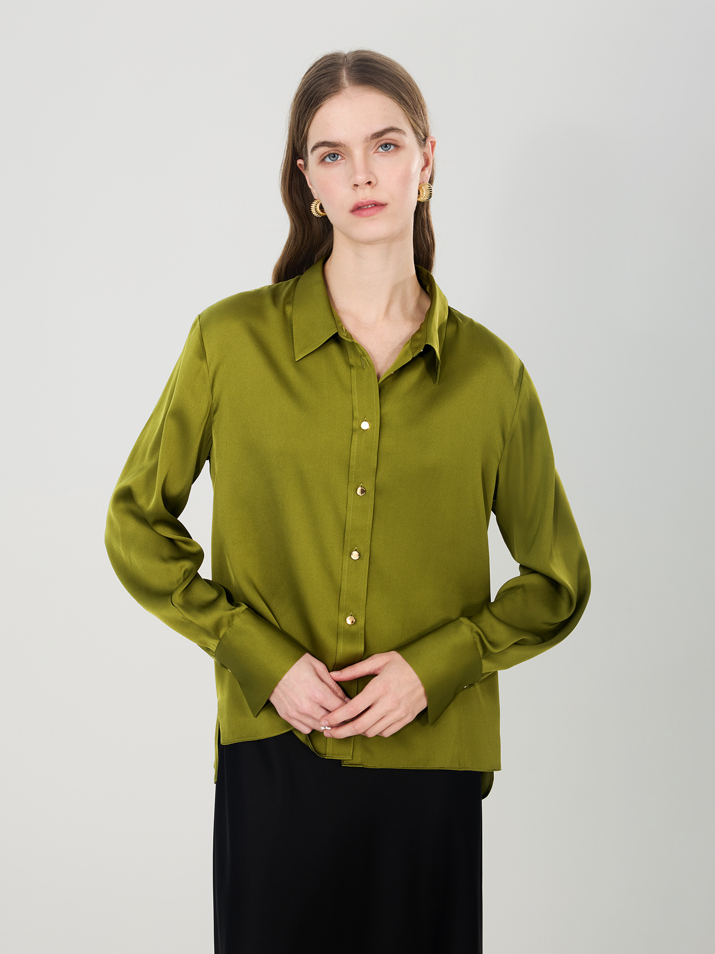 2026 New Mulberry Silk Shirt W - Women Formal Blouses For Evening Wear recension och pris