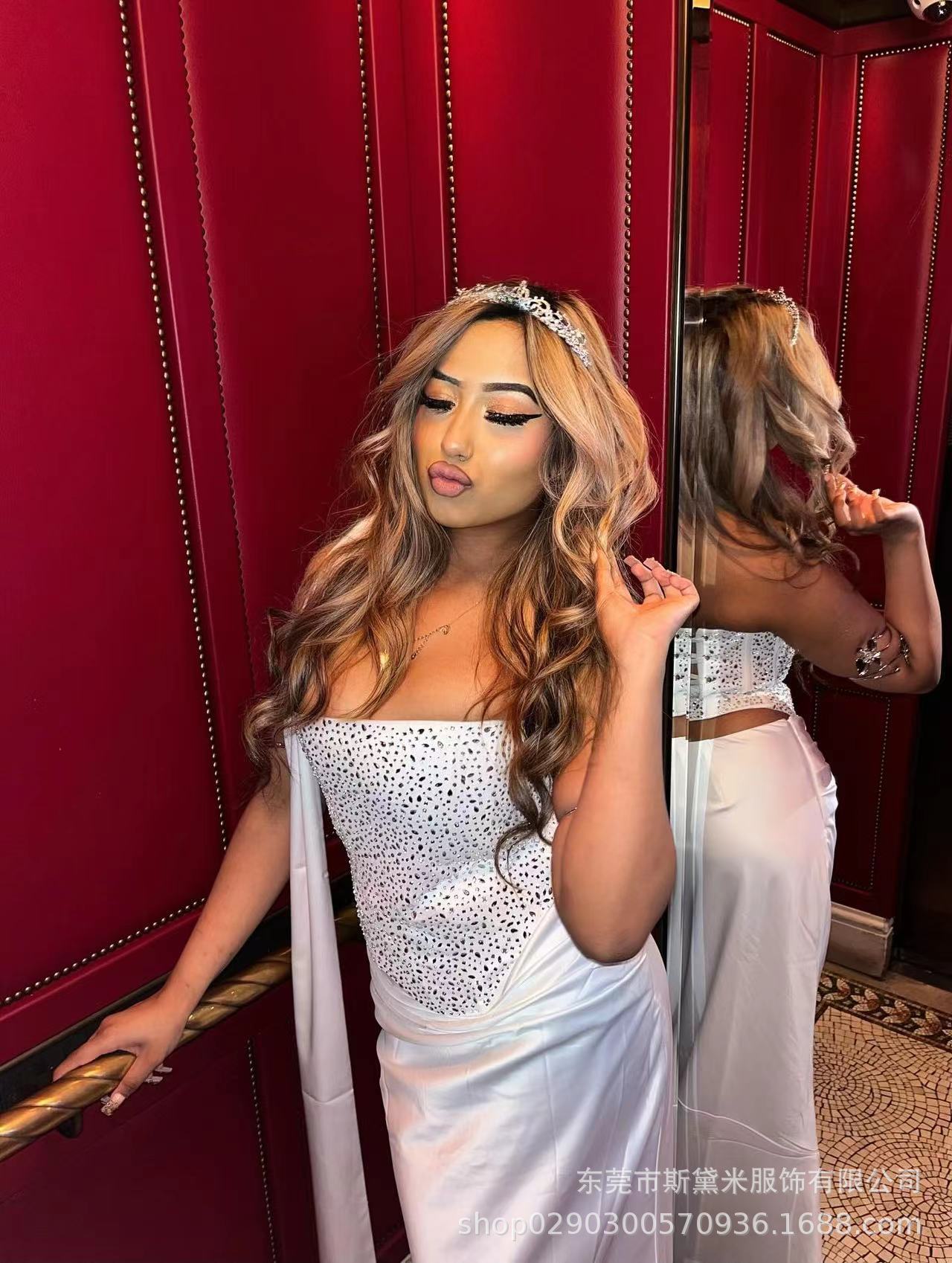 Sexy Mermaid Women Prom Dress  - Women Formal Wear With Skirt recension och pris