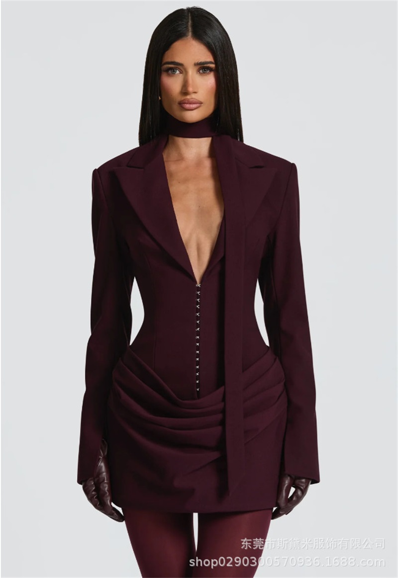 Long Scarf Women Suit 1 Piece  - Women Formal Wear Coat recension och pris