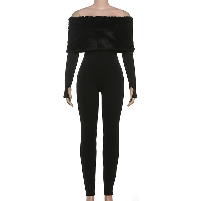 Luxury Fur Women Jumpsuit Sexy - Women'S Formal Jumpsuit Evening Wear recension och pris