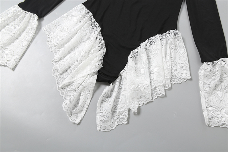 Black White Lace Women Jumpsui - Women'S Formal Jumpsuit Evening Wear recension och pris
