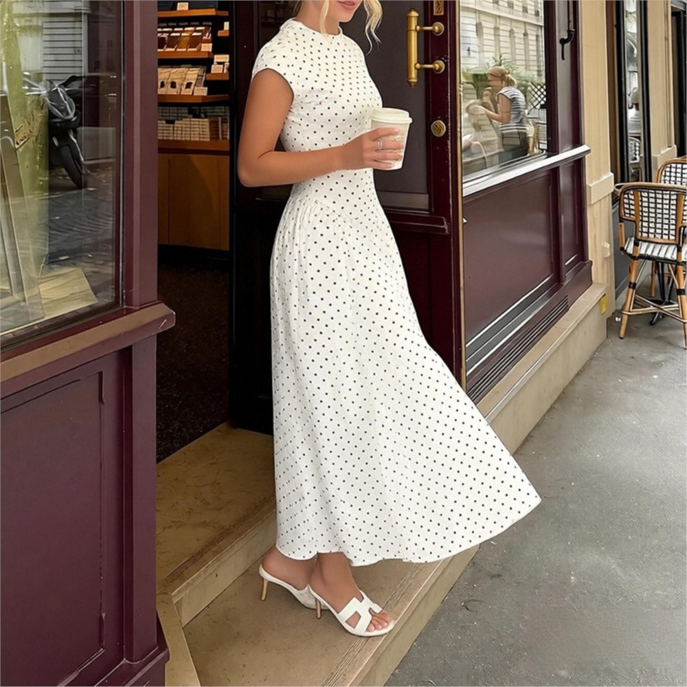 Summer Printed Polka Dot Women - Women Formal Office Wear Tops recension och pris