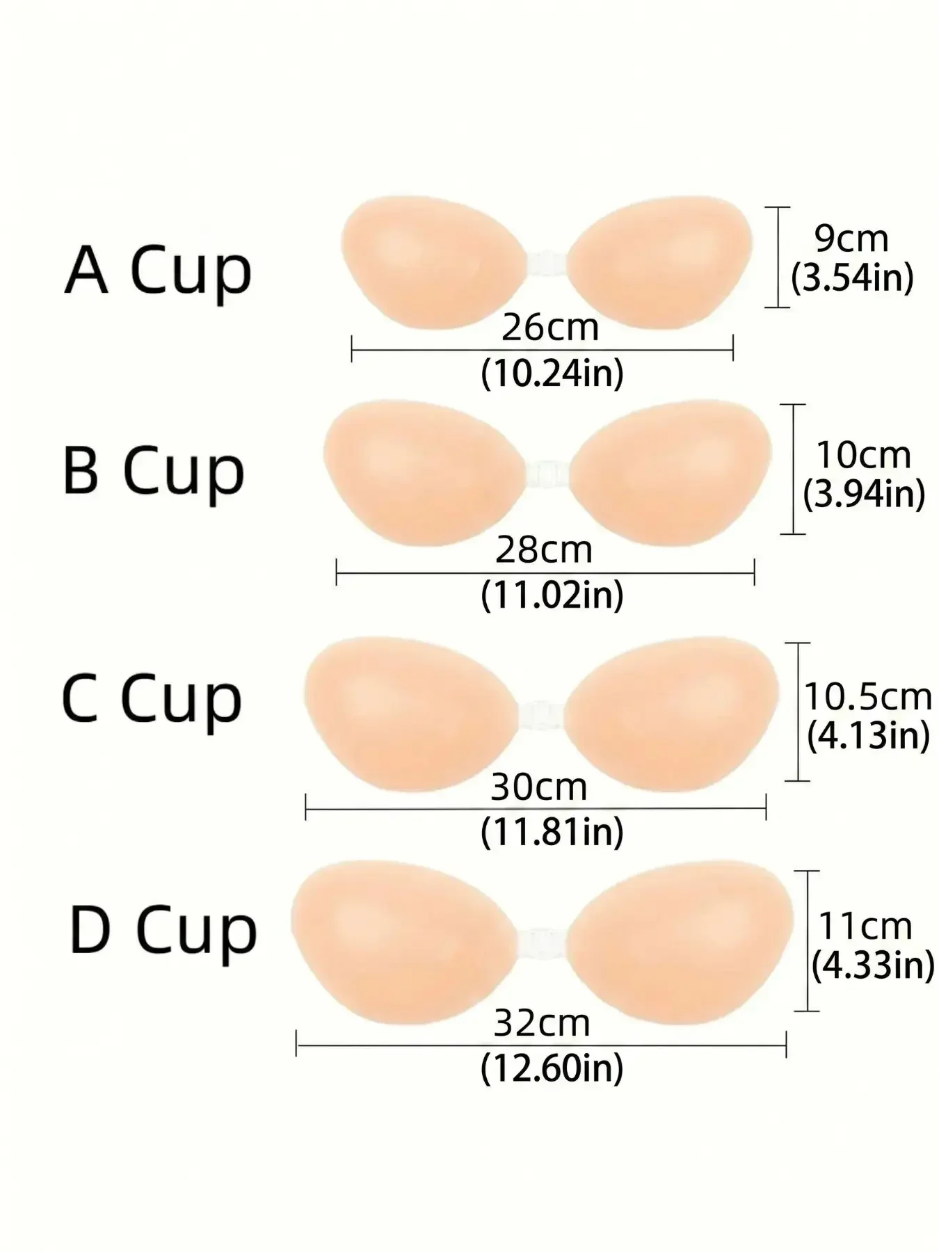 Silicone Sticky Bra for Women, - Women'S Formal Wear That'S Not A Dress recension och pris
