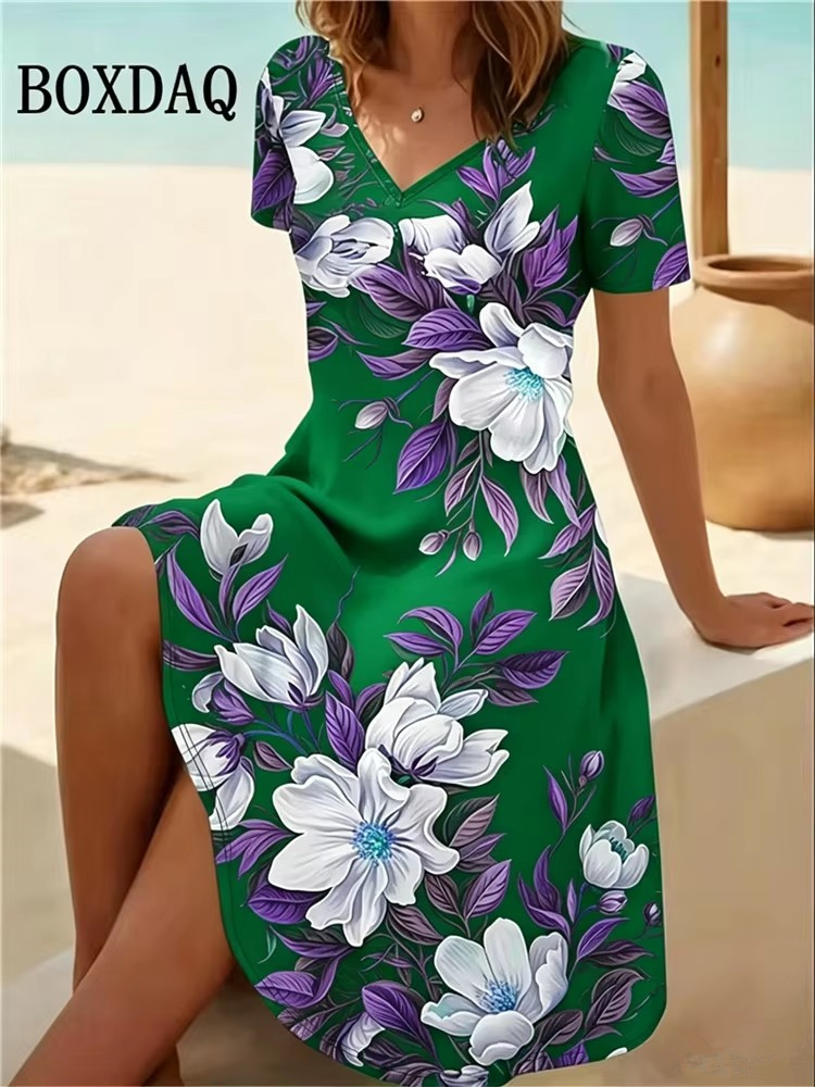 6XL Plus Size Women Dresses Su - Vintage Women'S Formal Wear recension och pris
