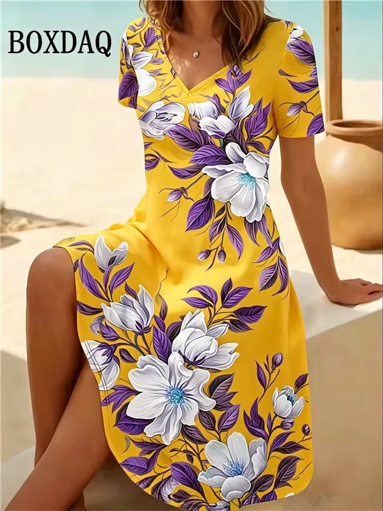 6XL Plus Size Women Dresses Su - Vintage Women'S Formal Wear recension och pris