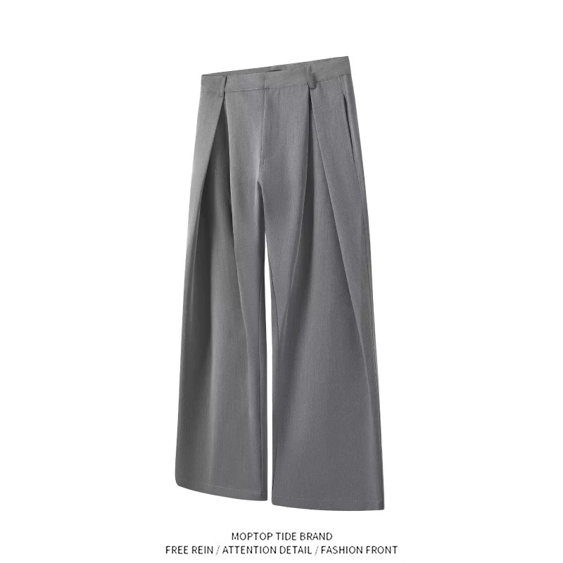 Retro Wide Leg Suit Pants Trou - Tailored Trouser Wide recension och pris