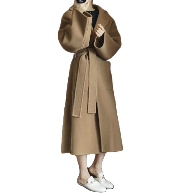 Elegant Women's Long Coat 100% - Women Formal Wear Coat recension och pris