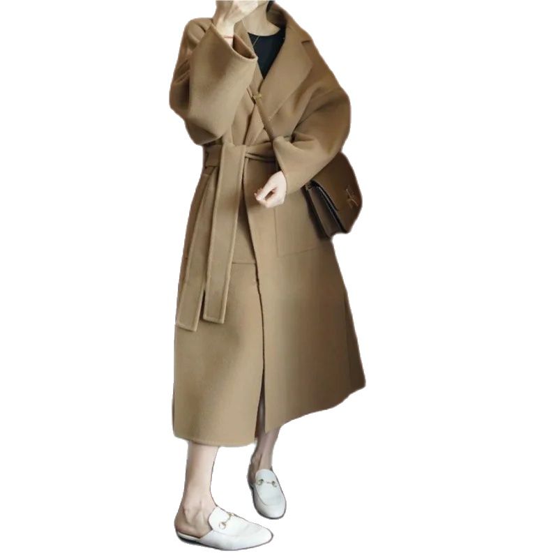 Elegant Women's Long Coat 100% - Women Formal Wear Coat recension och pris