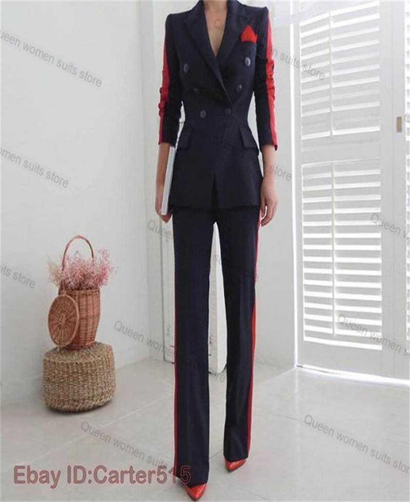 Red Black Autumn Women Suit Se - Women Formal Wear Coat recension och pris
