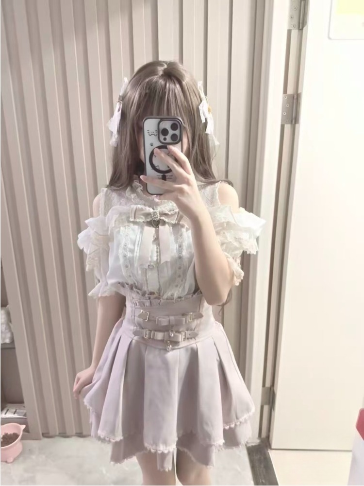 2026 Cute Ruffled Japanese Lol - Women Formal Blouses For Evening Wear recension och pris
