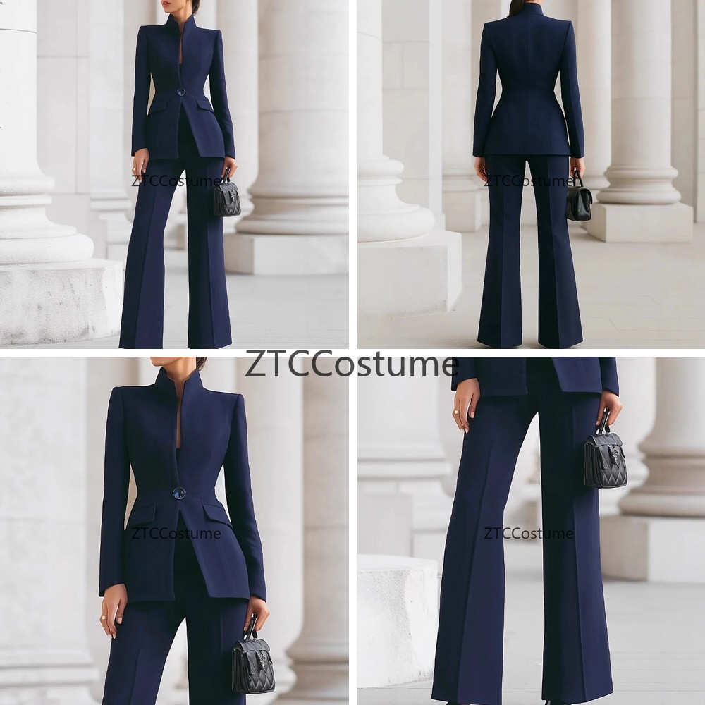 Cosplay Womens Suit Set Long S - Women Formal Office Wear Tops recension och pris