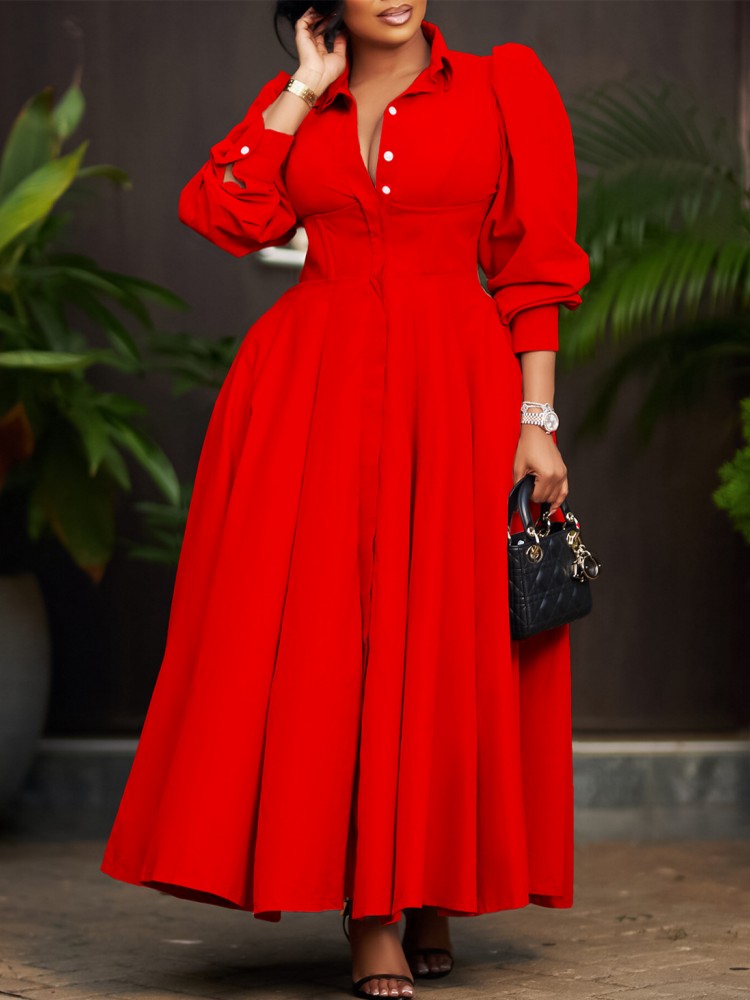 Women Spring Dress Ladies Casu - Women Formal Office Wear Tops recension och pris