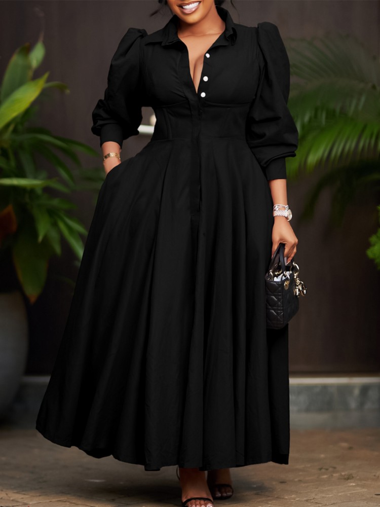 Women Spring Dress Ladies Casu - Women Formal Office Wear Tops recension och pris