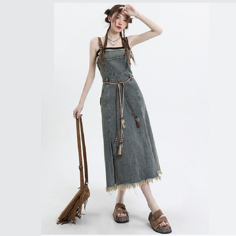 2026 Spring New Vintage Denim  - Vintage Women'S Formal Wear recension och pris
