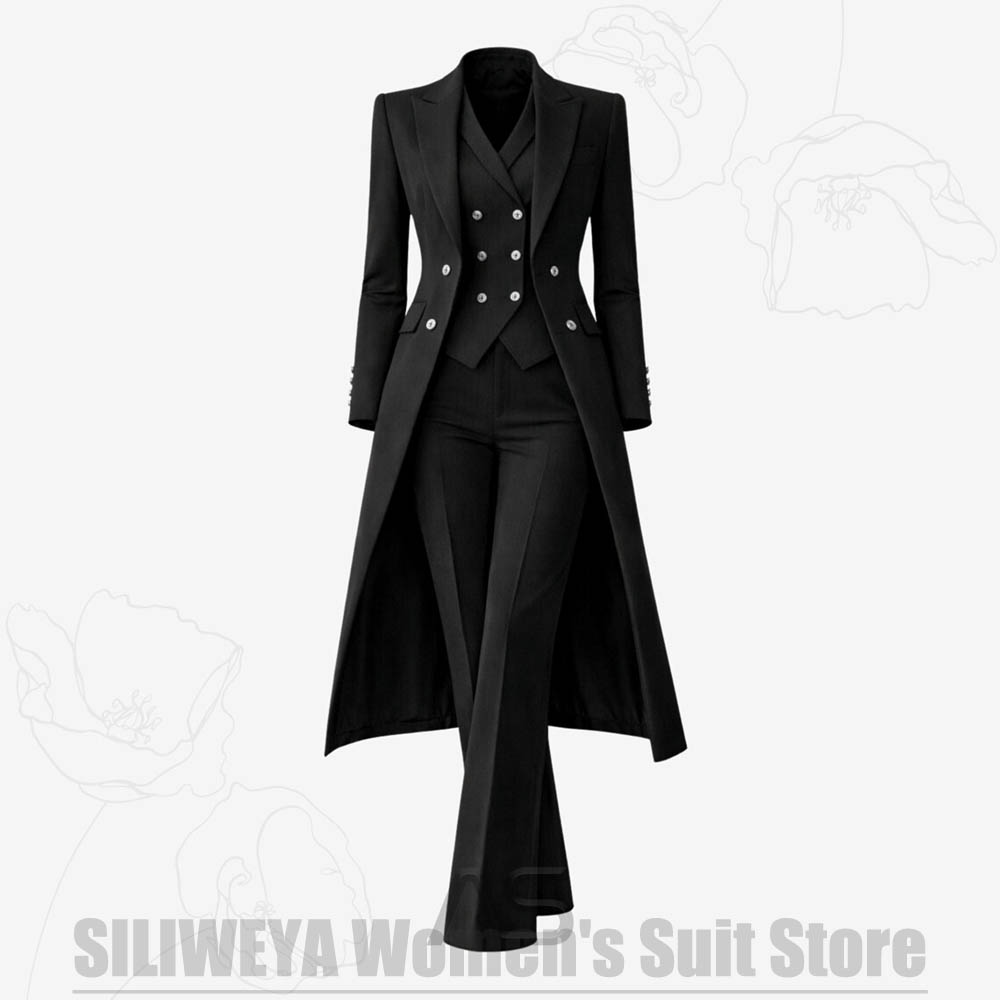Women's Suit 3 Piece Double Br - Women Formal Wear Coat recension och pris