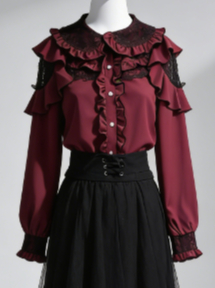 Kawaii Harajuku JK Women Bow L - Women Formal Blouses For Evening Wear recension och pris