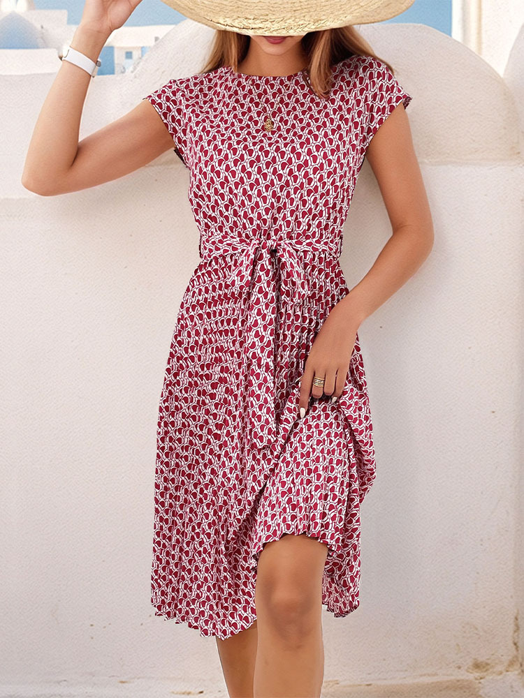 Msfilia Summer Print Pleated A - Women Formal Wear Zara recension och pris