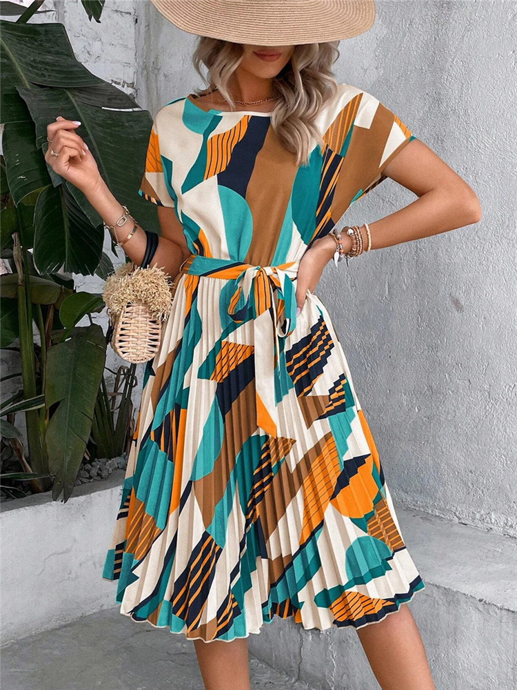 Msfilia Summer Print Pleated A - Women Formal Wear Zara recension och pris
