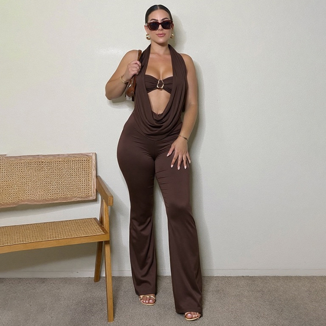 Black Women Jumpsuit 2 Pieces  - Women'S Formal Jumpsuit Evening Wear recension och pris