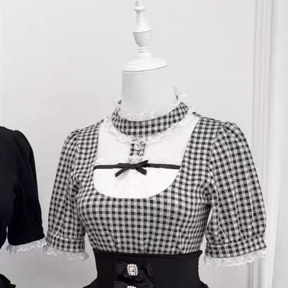 Japanese Lolita Blouse Women K - Women Formal Blouses For Evening Wear recension och pris