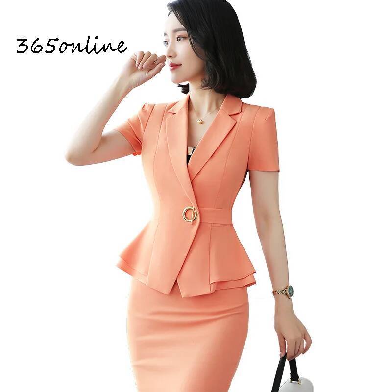 Formal Uniform Styles Blazers  - Women Formal Office Wear Tops recension och pris