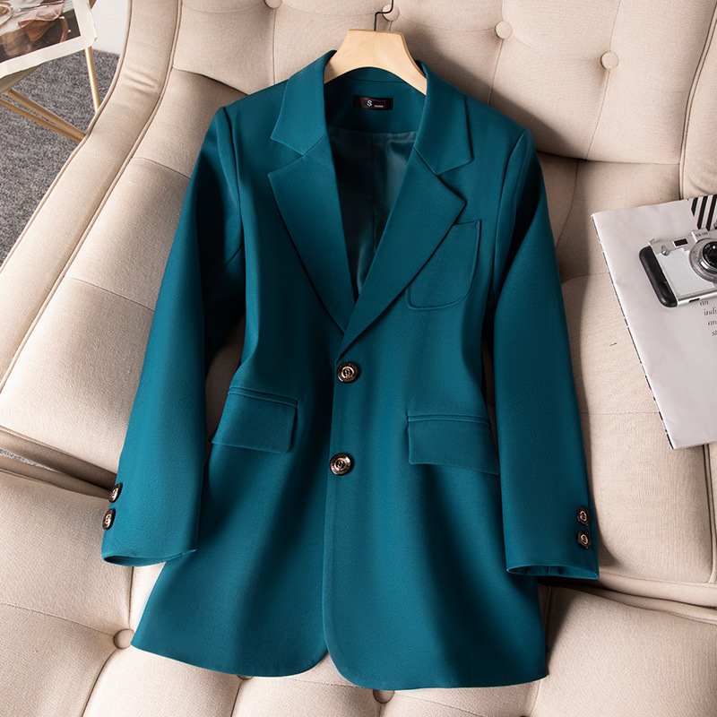 Blue Black Green Women Formal  - Women Formal Wear Coat recension och pris